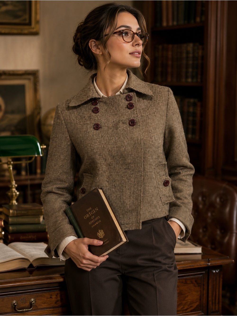 BeBop Double-Breasted Crop Pea Coat
